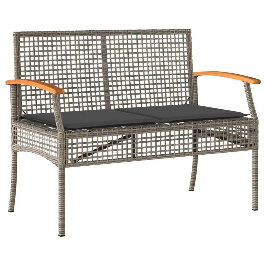 VidaXL Ensemble de salle à manger de jardin rotin synthétique  