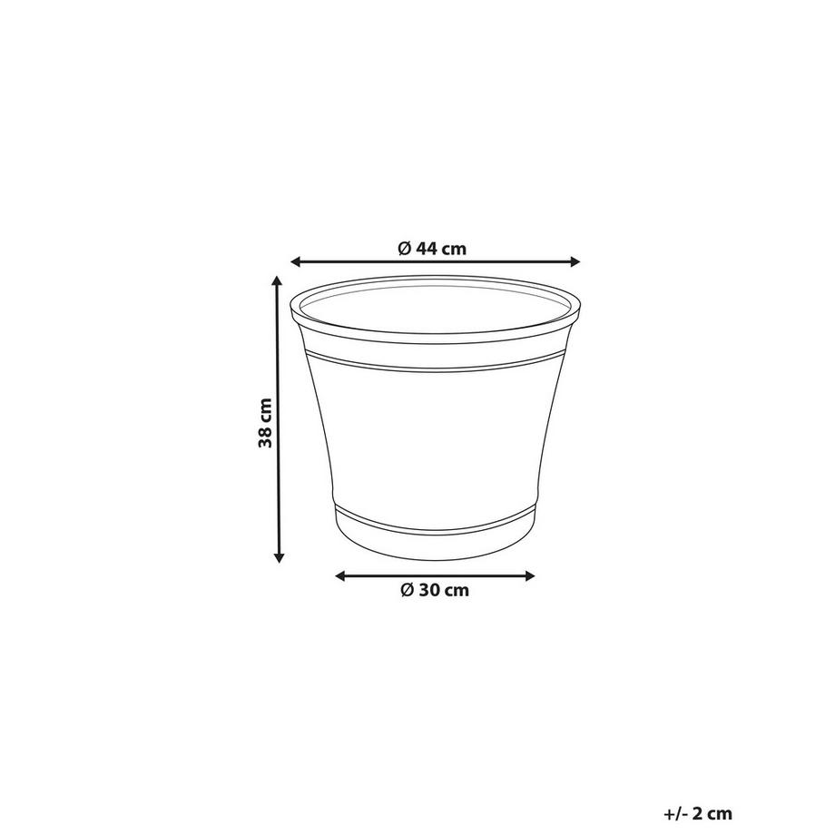 Beliani Vaso per piante en Fibra d'argilla Rustico CISTUS  
