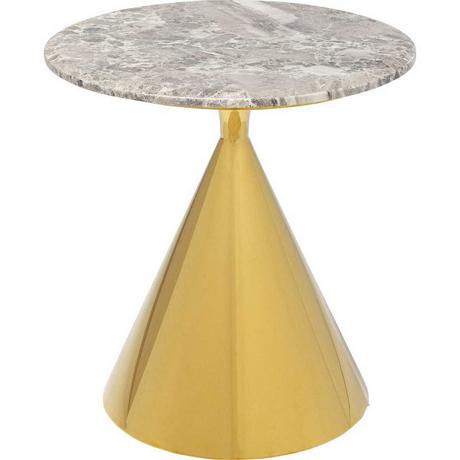 KARE Design Beistelltisch Rita gold rund 50  