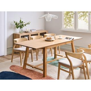 Beliani Ausziehbarer Esstisch aus MDF-Platte Klassisch BARNES  