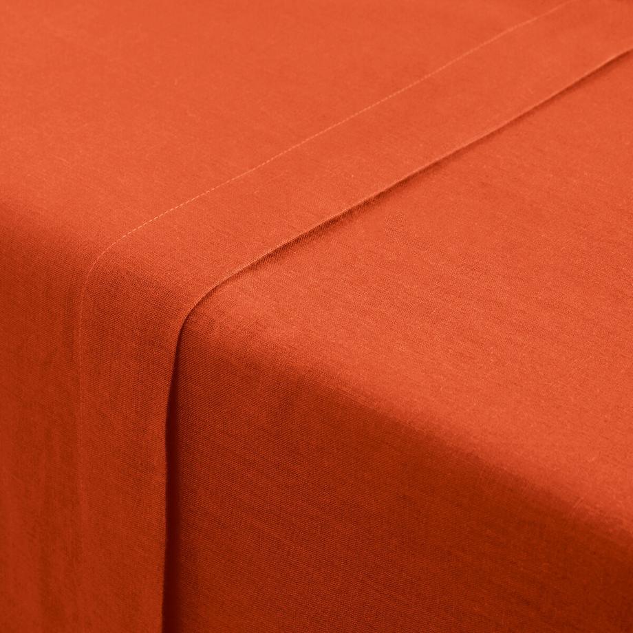 La Redoute Intérieurs Drap plat Linot en lin lavé  