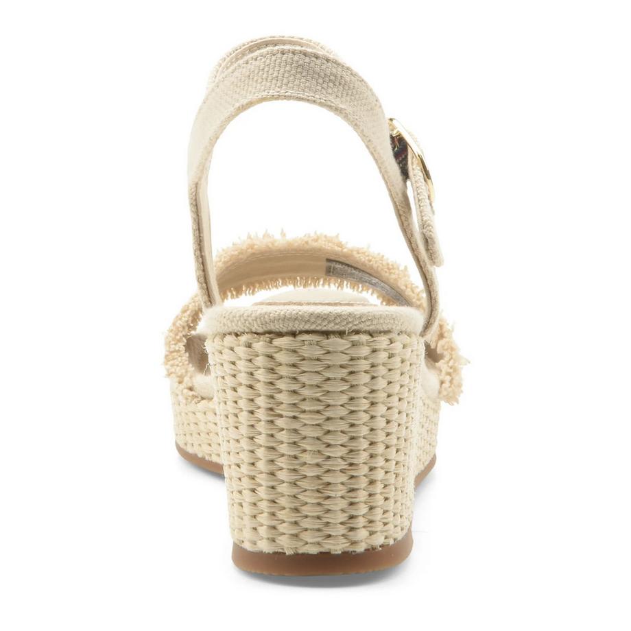 TOMMY HILFIGER Espadrille compensée tressée avec franges  