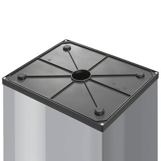Hailo Boîte à déchets à couvercle basculant BIG-BOX SWING, capacité 35 l, collecteur argent.  