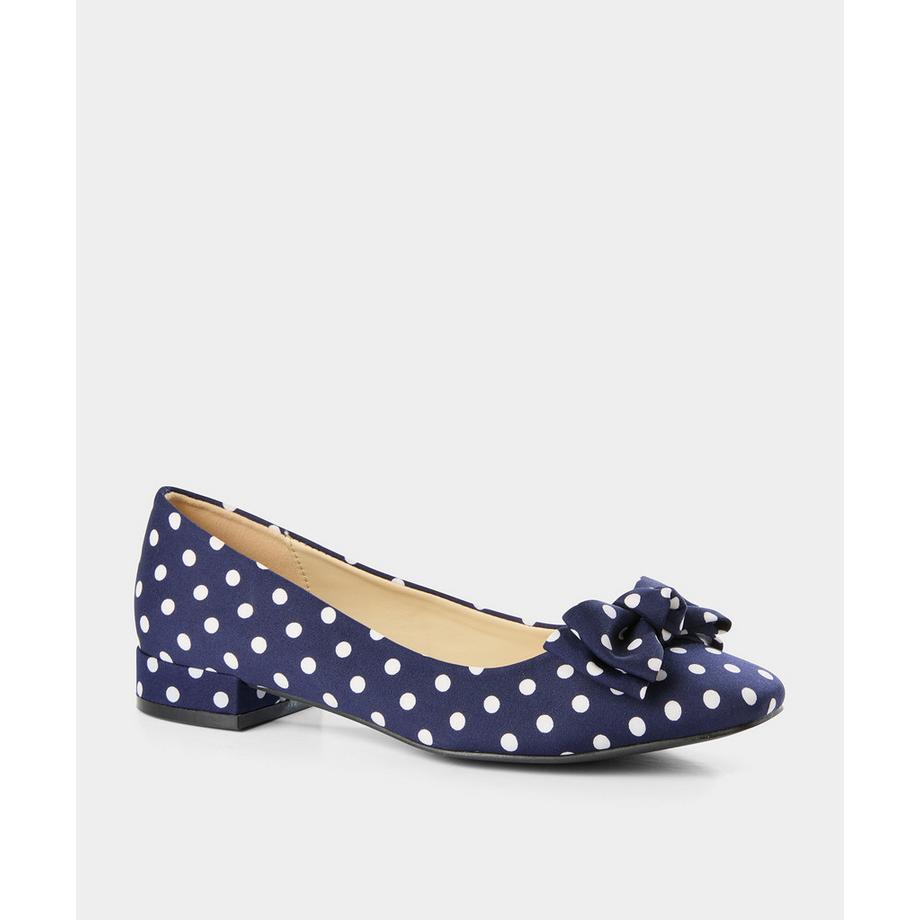 Joe Browns Flache Stoffschuhe mit Tupfenmuster  