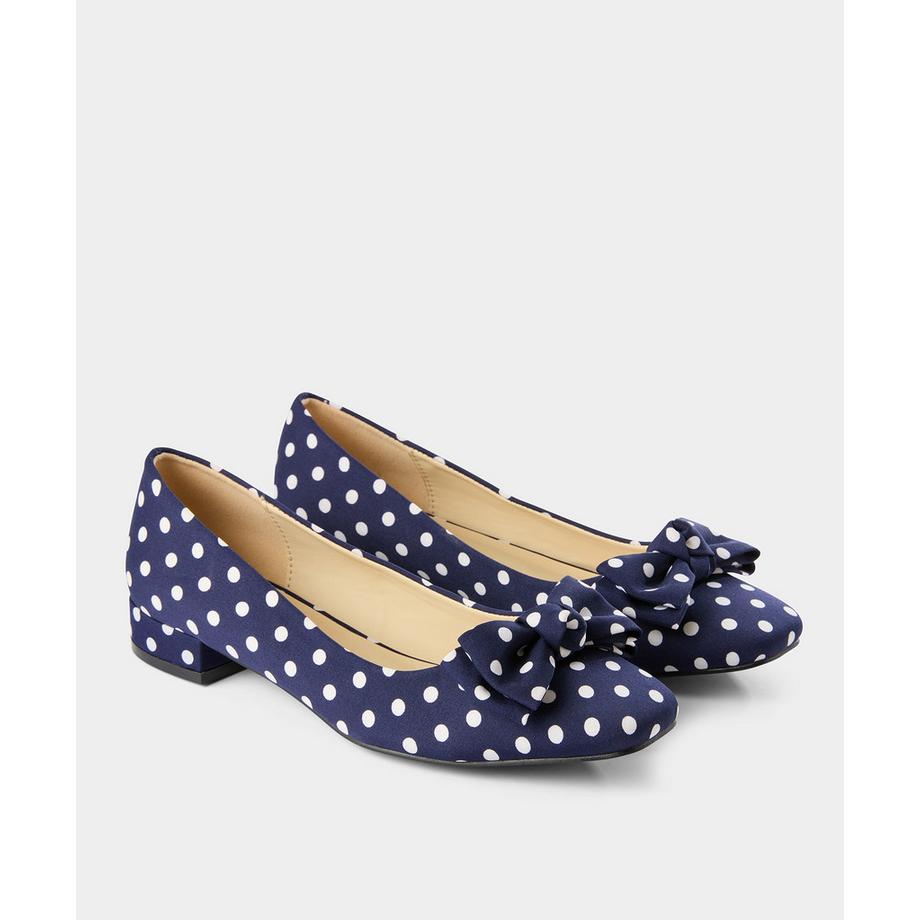 Joe Browns Flache Stoffschuhe mit Tupfenmuster  