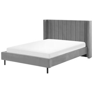 Beliani Bett mit Lattenrost aus Samtstoff Modern VILLETTE  