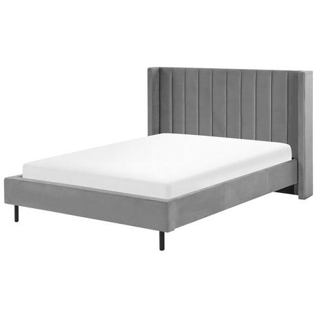 Beliani Bett mit Lattenrost aus Samtstoff Modern VILLETTE  