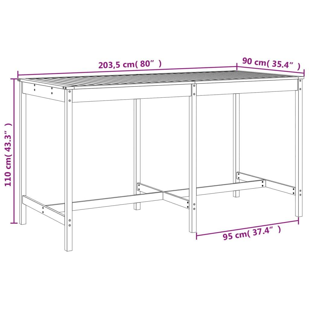 VidaXL Gartenbar set kiefernholz  