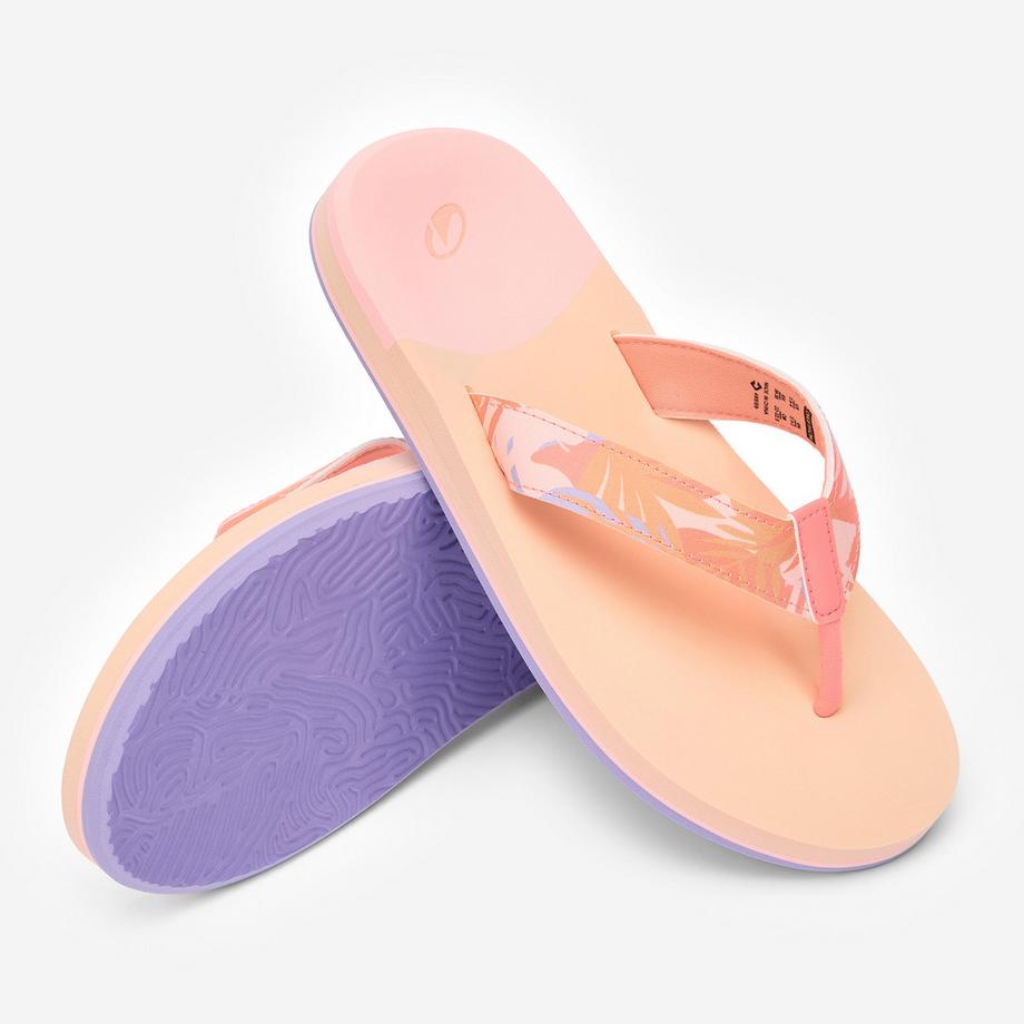 DECATHLON Kinder EVA Flip-Flops Flip-Flops 550 Palmy Druck EVA 