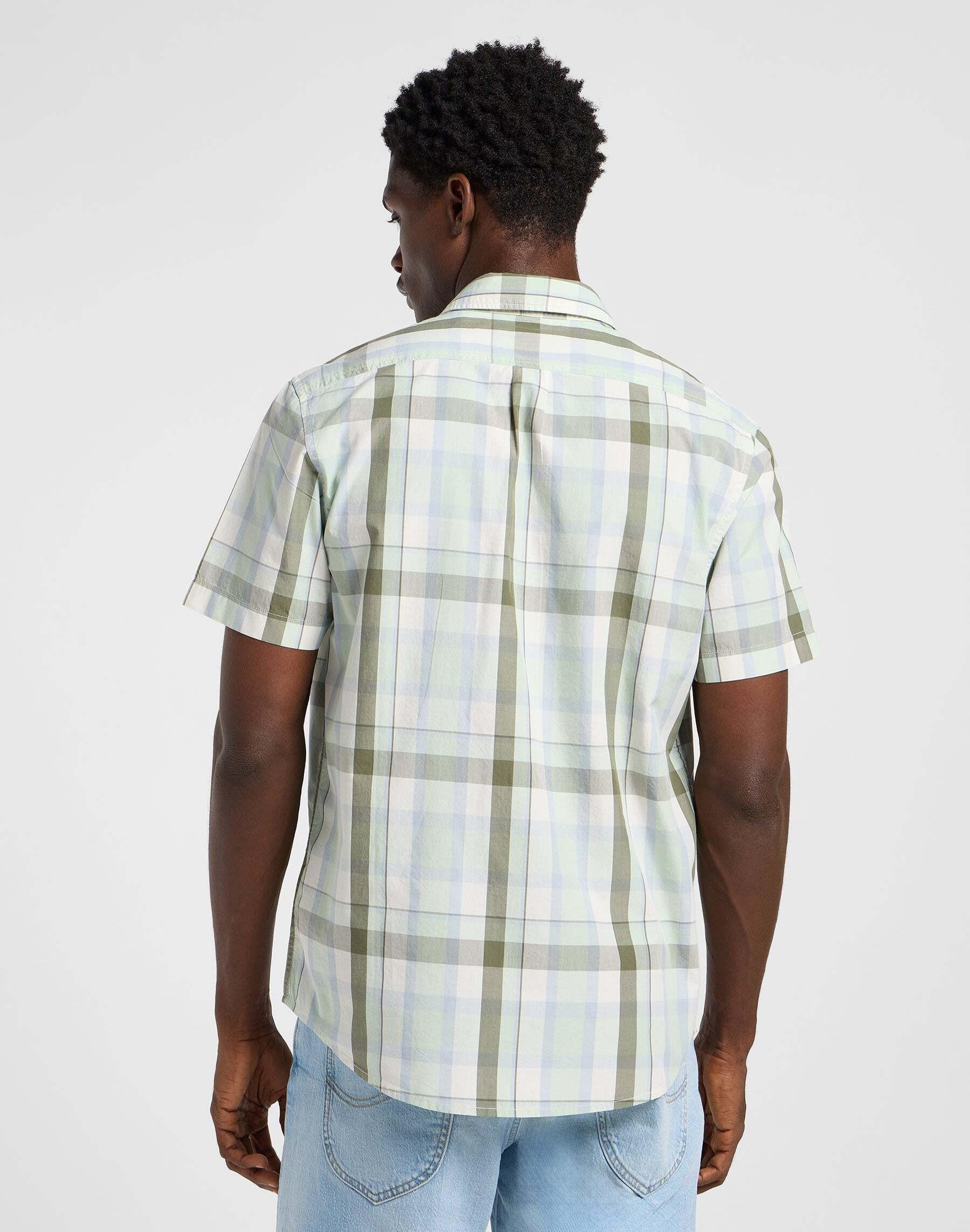 Lee Kurzarm Button Down Hemd Kariert  