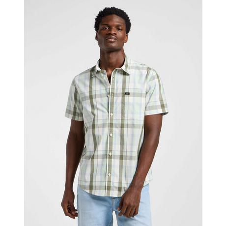 Lee Kurzarm Button Down Hemd Kariert  