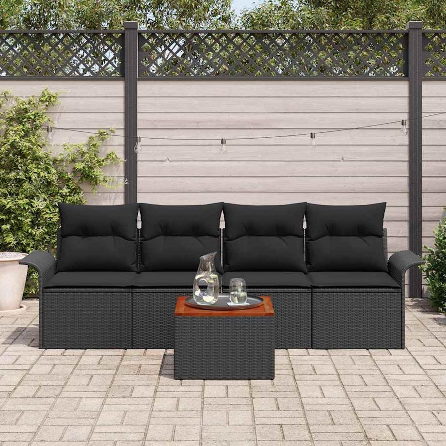 VidaXL Set Divano da Giardino Polyrattan  