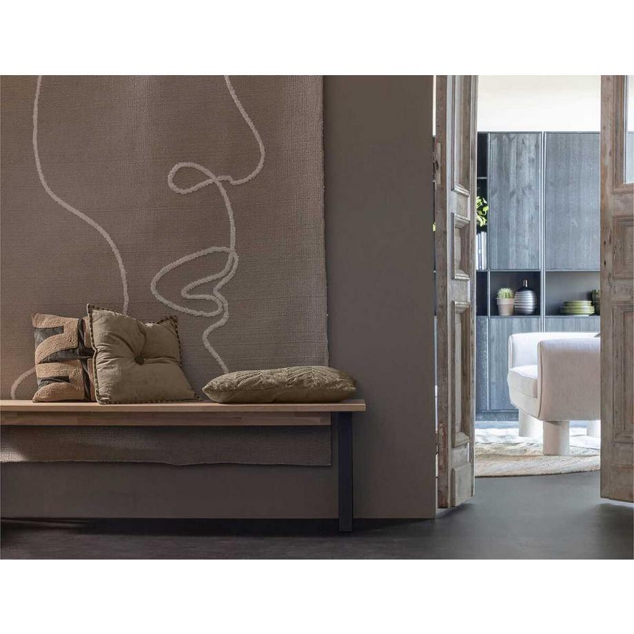 mutoni living Esszimmerbank Tablo Eiche natur 160  