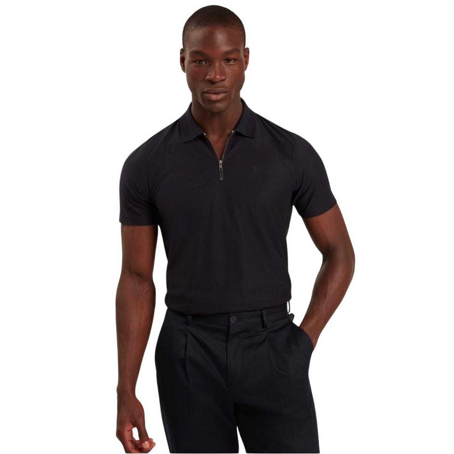 TED BAKER Maglietta Polo con Cerniera Corta  