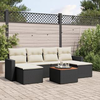 VidaXL set divano da giardino Polirattan  