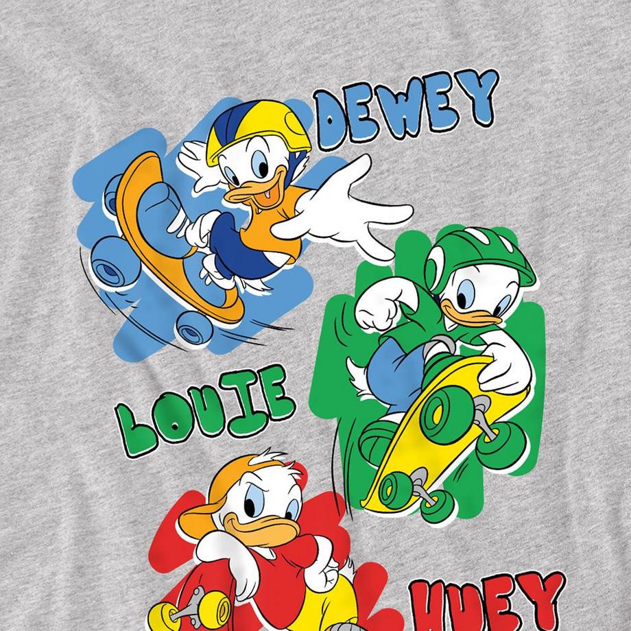 DuckTales  T-ShirtMotif Riri, Fifi Et Loulou Motiftyle Skateboard 