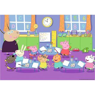 Ravensburger  Puzzle Peppa Pig in der Schule (2x24) 