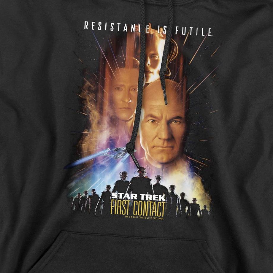 Star Trek First Contact Felpa con cappuccio  