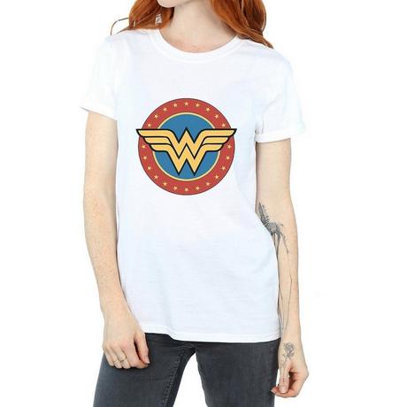 Wonder Woman Wonder Woman Logo Boyfriend T-Shirt  
