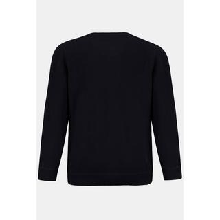 JP1880  Pullover basic in cotone con scollo a V 