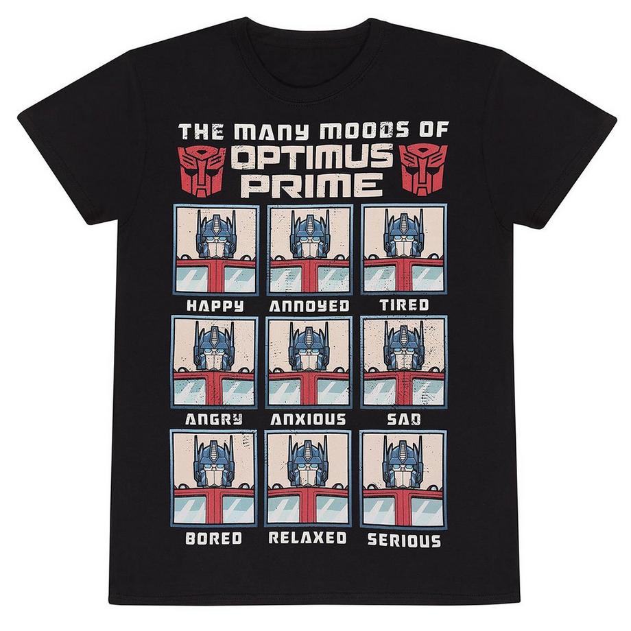 Tshirt MANY MOODS OF OPTIMUS PRIME