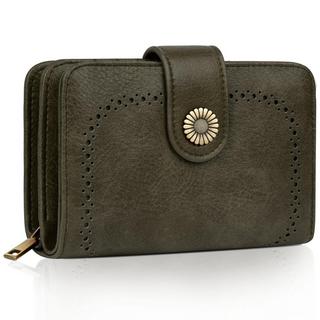 Only-bags.store Portafoglio Vintage Grande Capacità in Pelle PU  