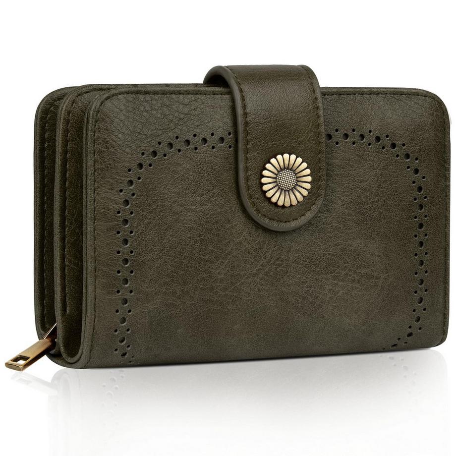 Brieftasche Große Kapazität PU-Leder Vintage Brieftasche