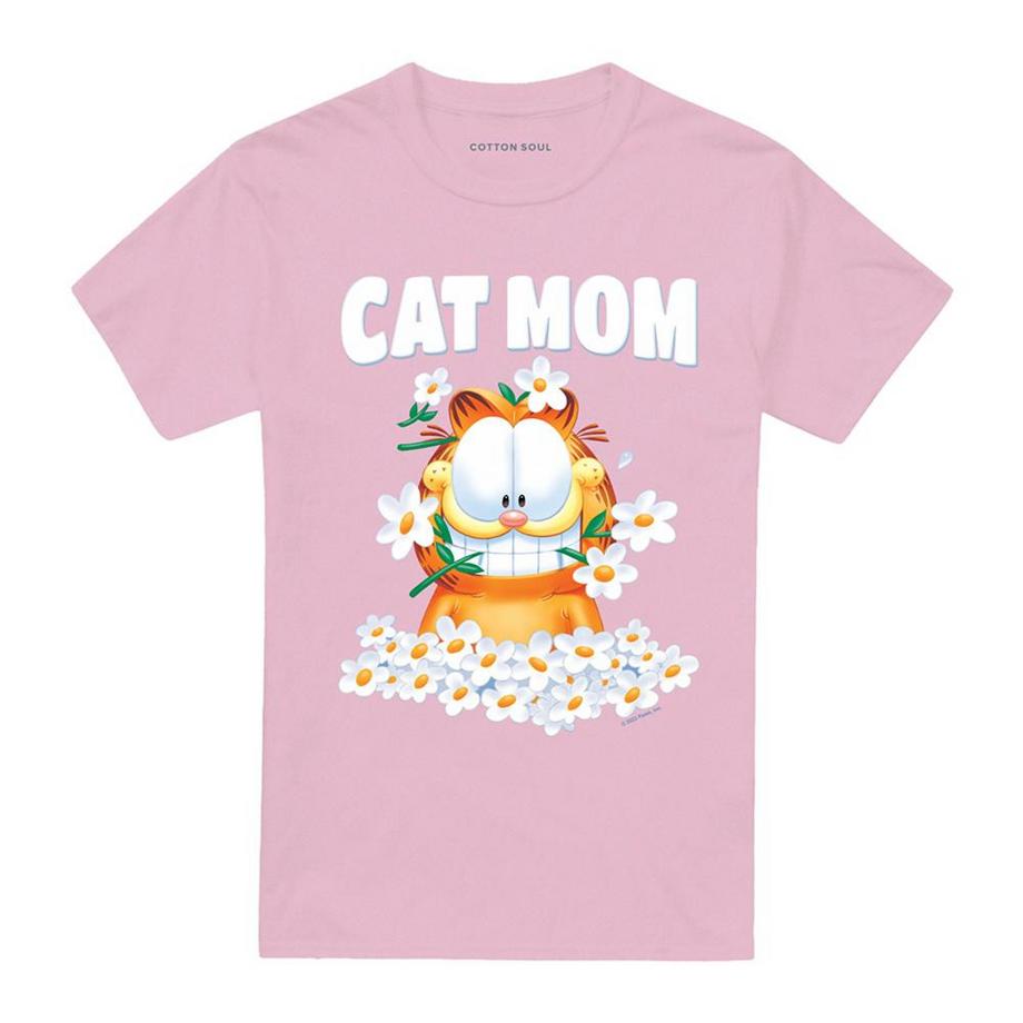 T-ShirtFête Des Mères Motiftyle Fleurs Cat Mom
