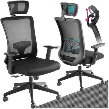 Sedia da ufficio Phoibe ergonomica con poggiatesta regolabile