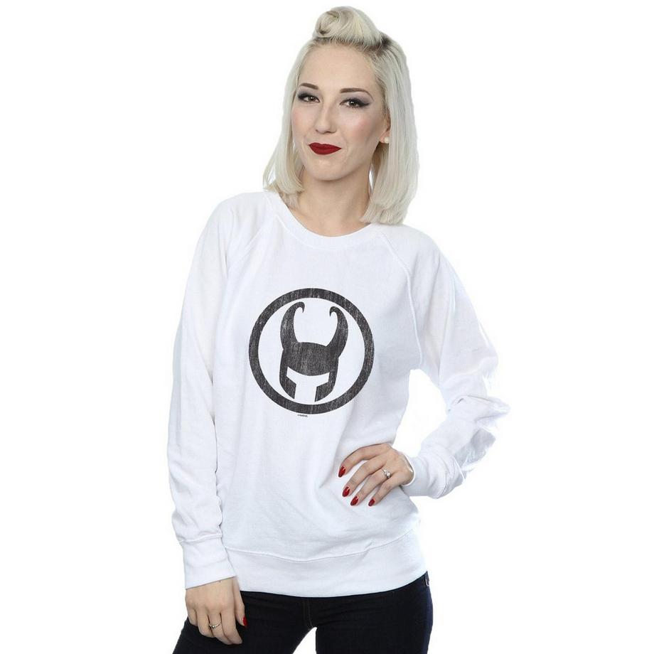MARVEL Loki Distressed Logo Sweatshirt  