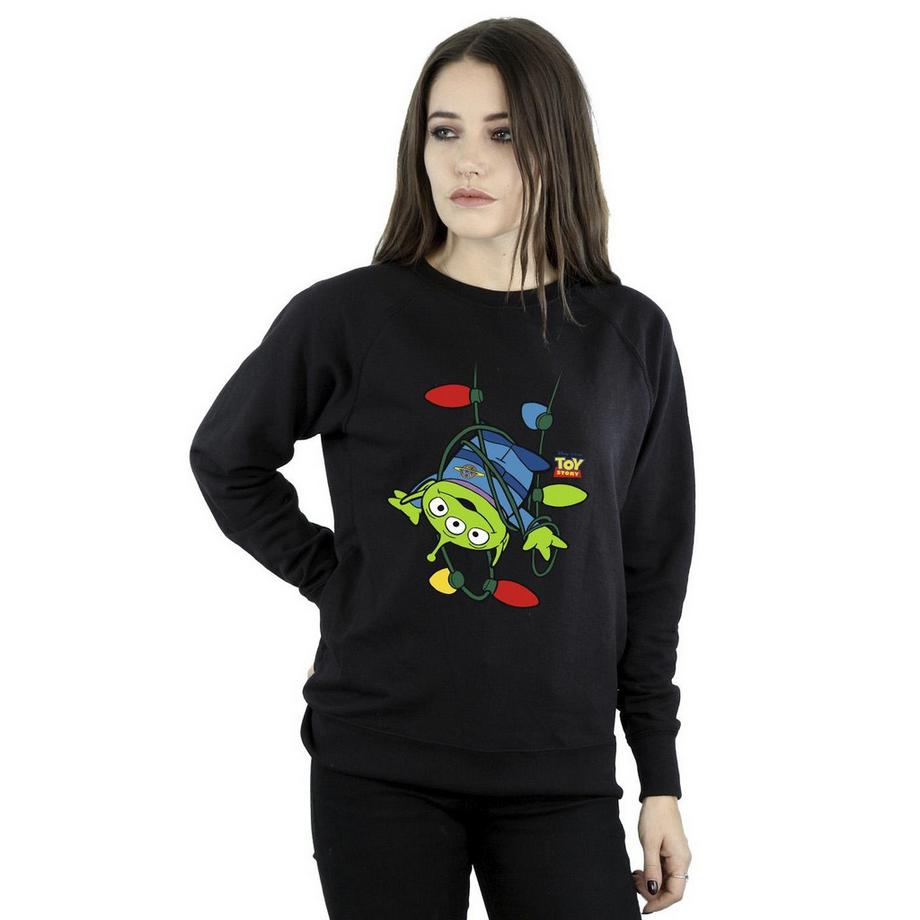 Disney Toy Story Alien Christmas Lights Sweatshirt  