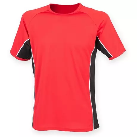 Finden & Hales  Tshirt sport à manches courtes Rouge Bariolé