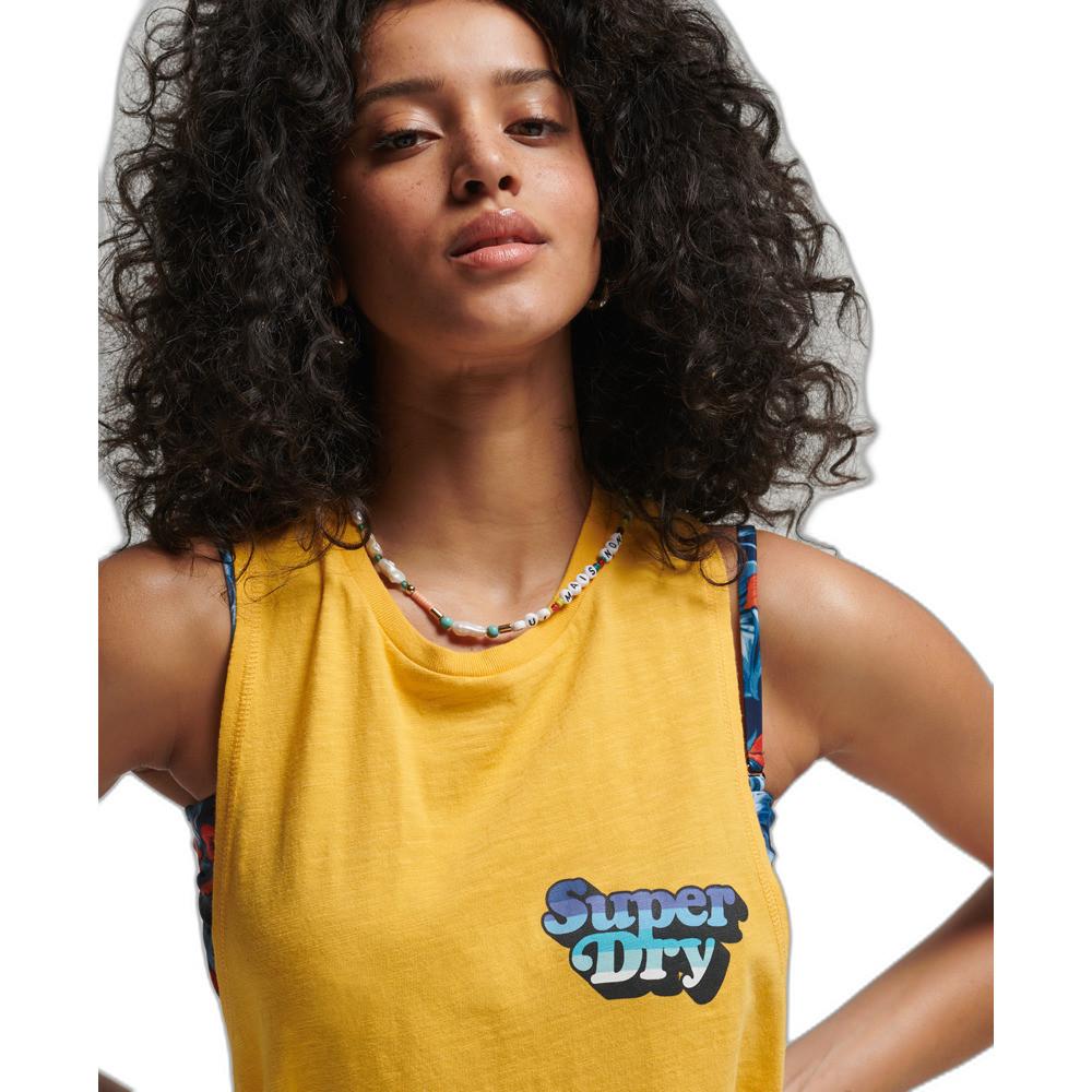 Superdry  canottiera a righe vintage cai 