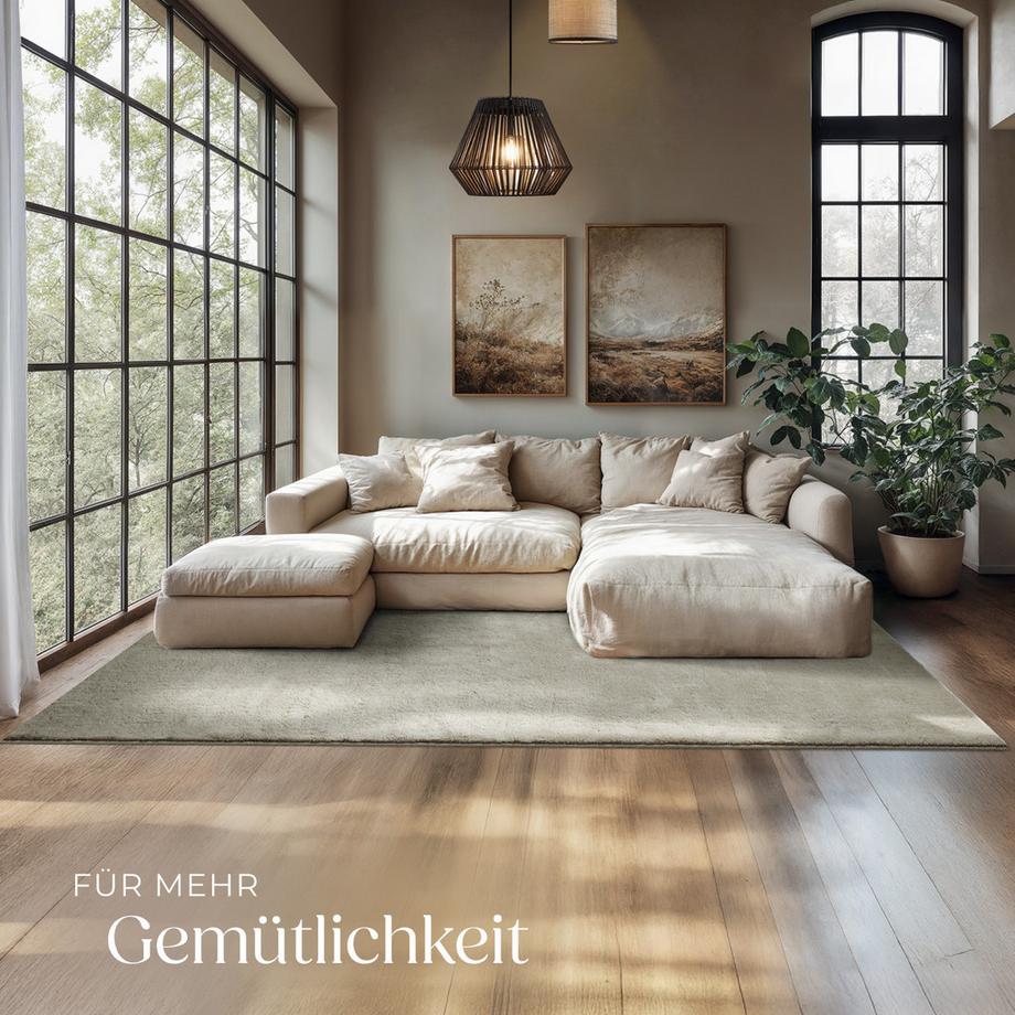 Tectake Tappeto a pelo corto Soft Zone  Diverse misure e colori  