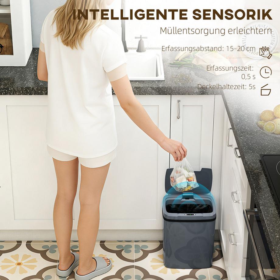 HOMCOM Sensor Mülleimer  
