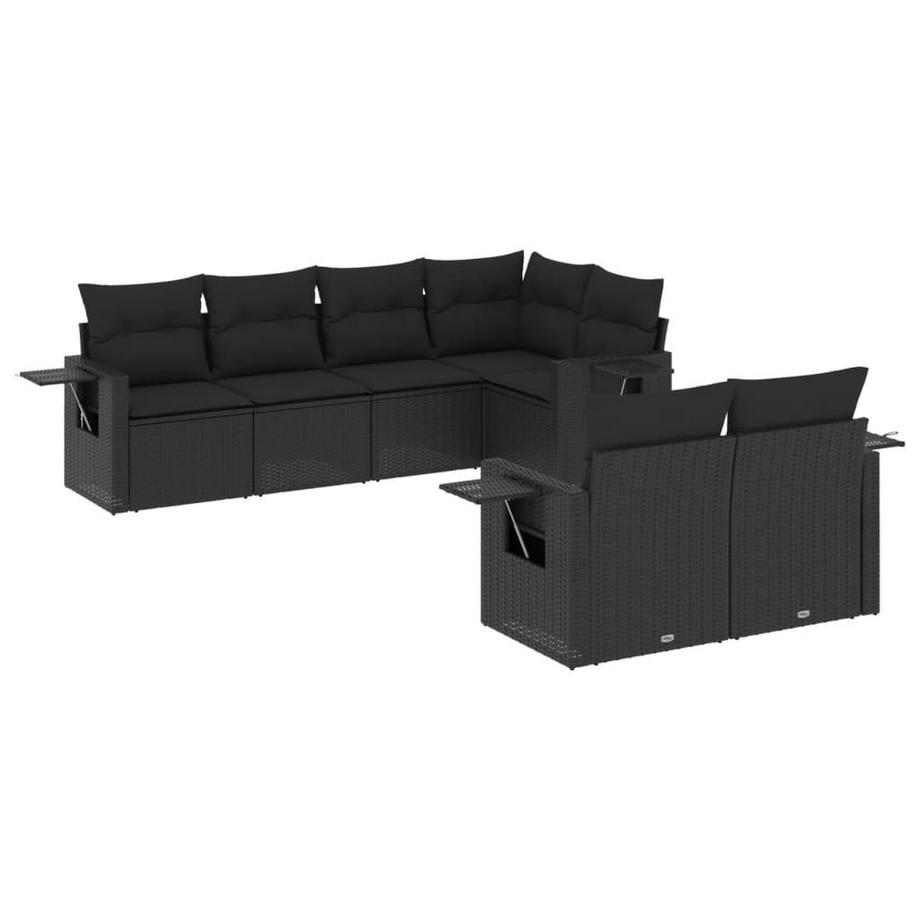 set divano da giardino Polirattan