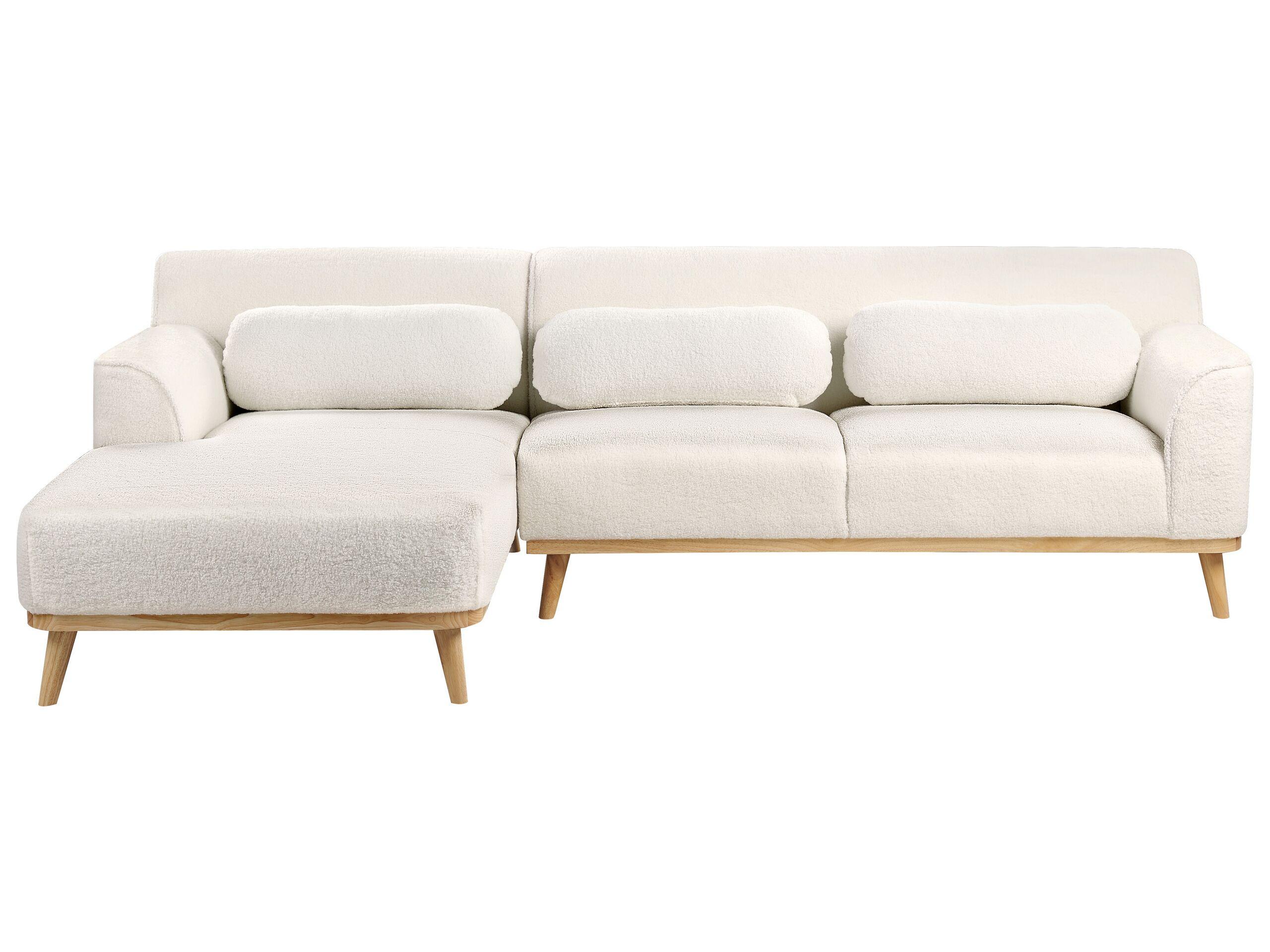 Beliani Ecksofa aus Bouclé Modern SIMOS  