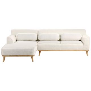 Beliani Ecksofa aus Bouclé Modern SIMOS  