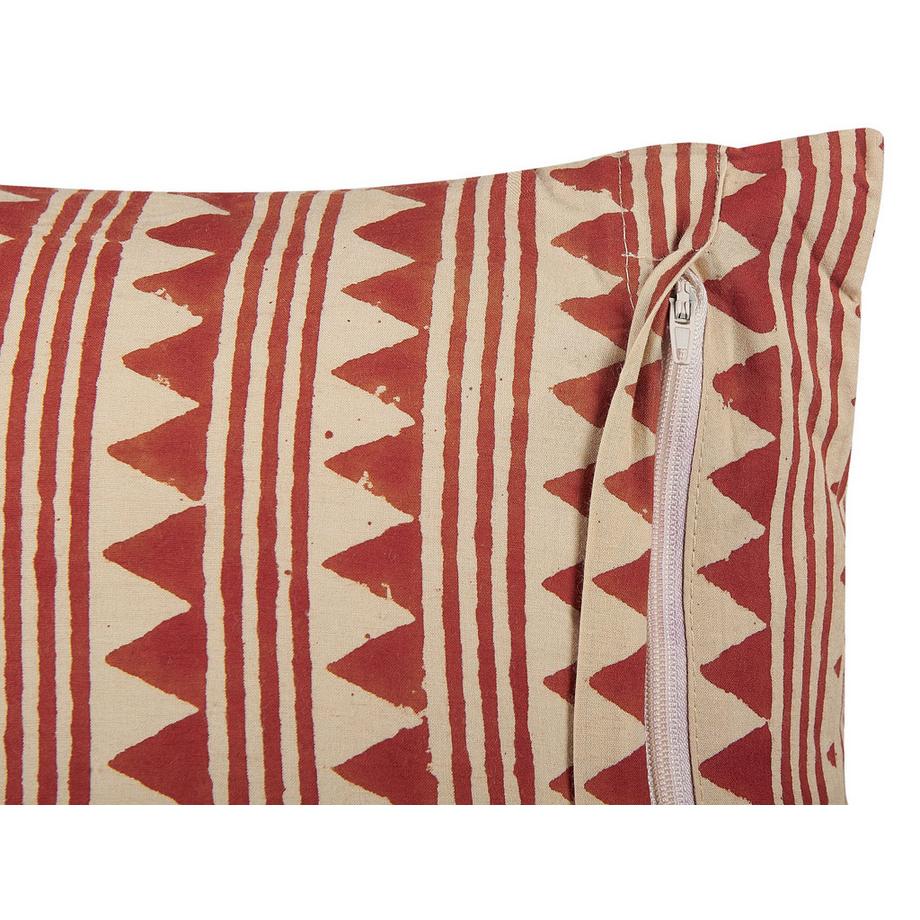 Beliani Lot de 2 coussins décoratifs en Coton Traditionnel DEGLUPTA  