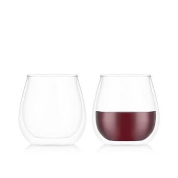 2-teiliges Set doppelwandiger Weingläser - Pinot SKÅL