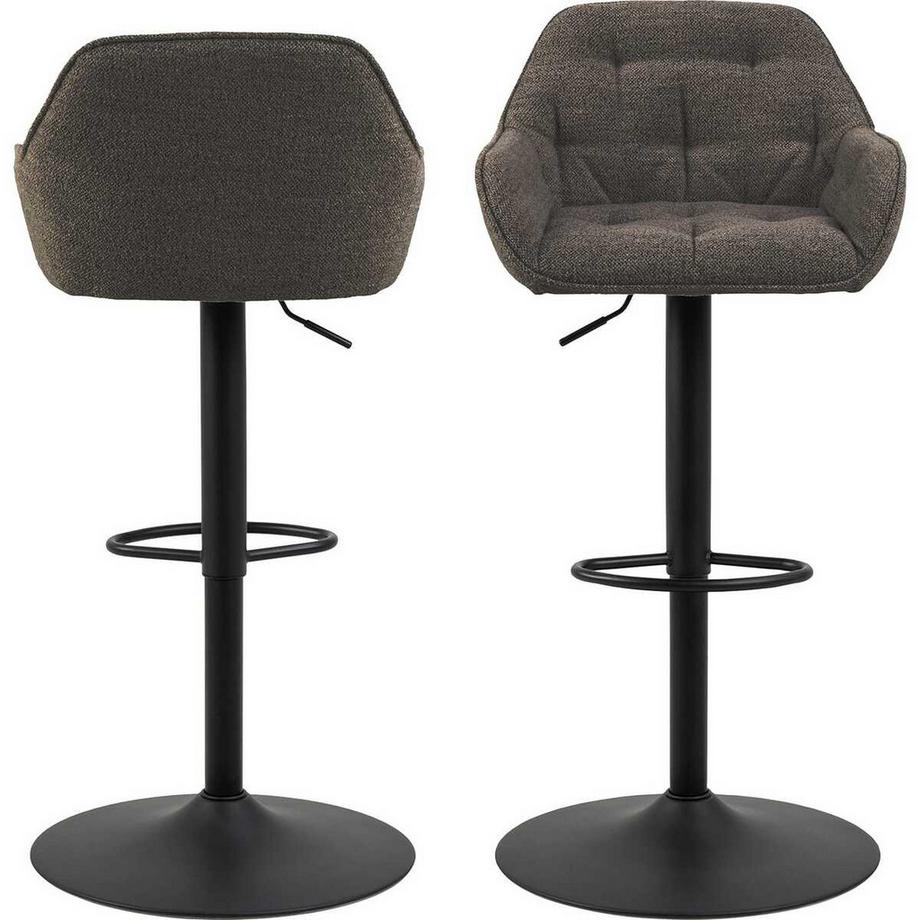 mutoni Sgabello da bar Shields taupe (1 pezzo)  