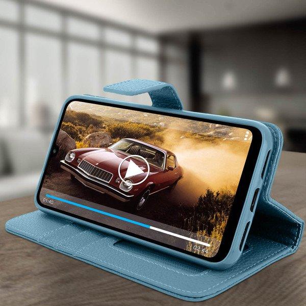 Avizar  Flip Bookcover Xiaomi Redmi 7 Blau 