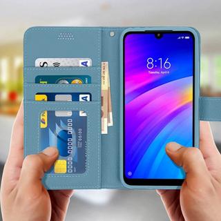 Avizar  Flip Bookcover Xiaomi Redmi 7 Blau 