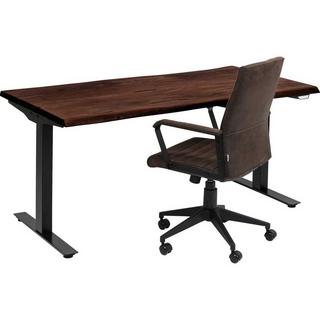 KARE Design Table Office Harmony réglable en hauteur Foncé 160x80  