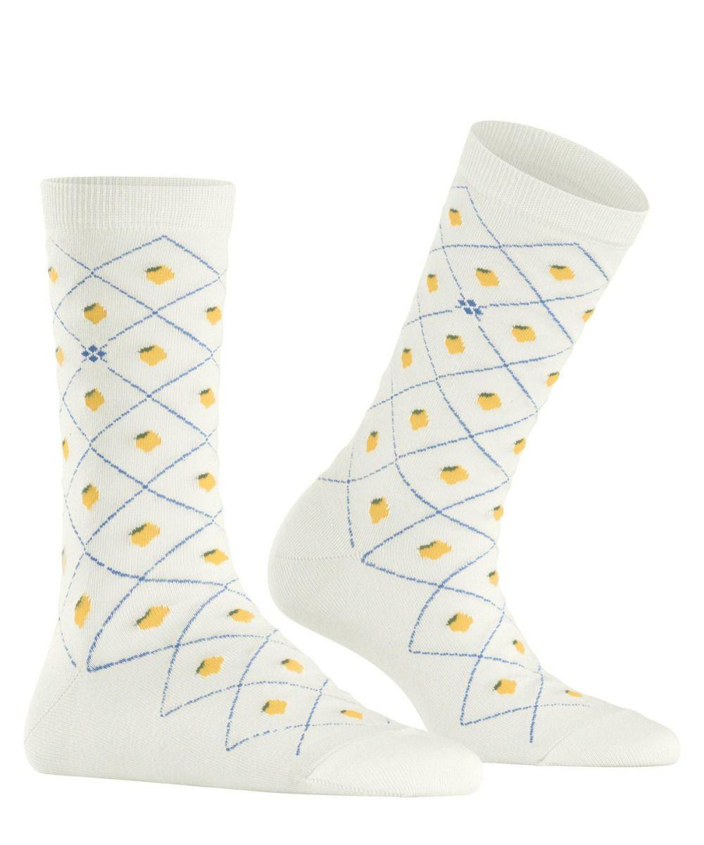 Burlington Lemon Argyle Socken  