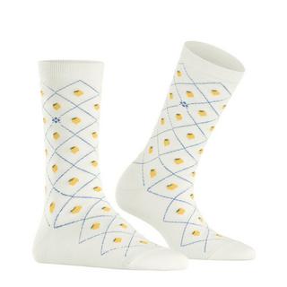 Burlington Lemon Argyle Socken  