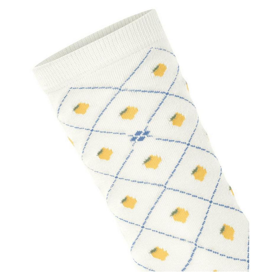 Burlington Lemon Argyle Socken  