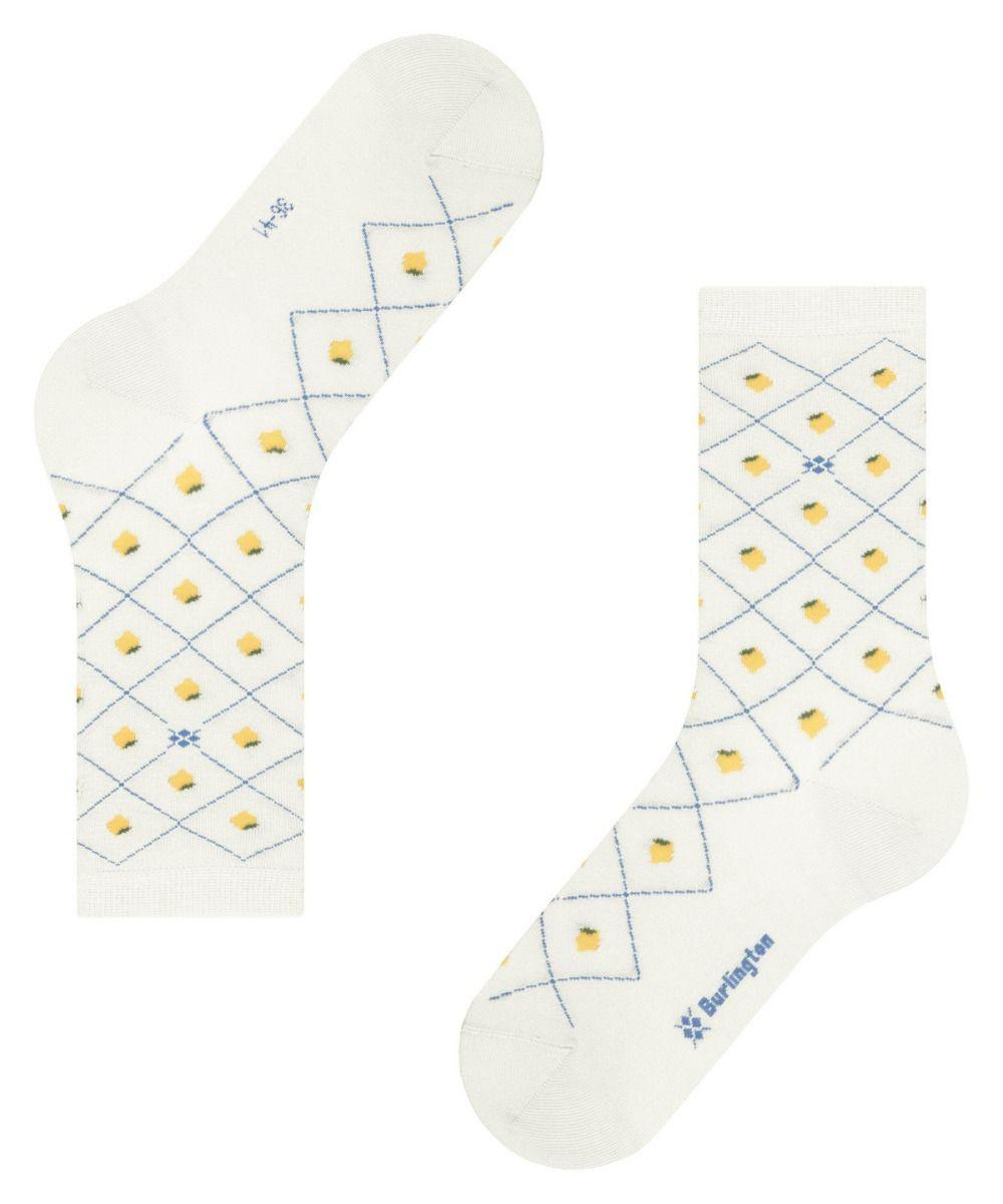 Burlington Lemon Argyle Socken  