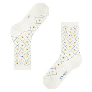 Burlington Lemon Argyle Socken  
