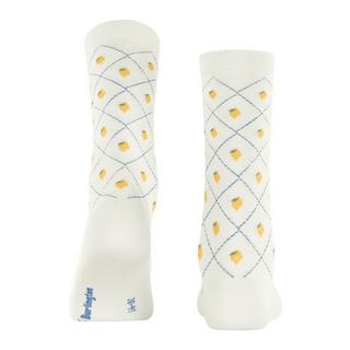 Burlington Lemon Argyle Socken  